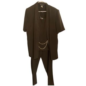 Vintage Chad’s Place 2 Piece Green Pantsuit